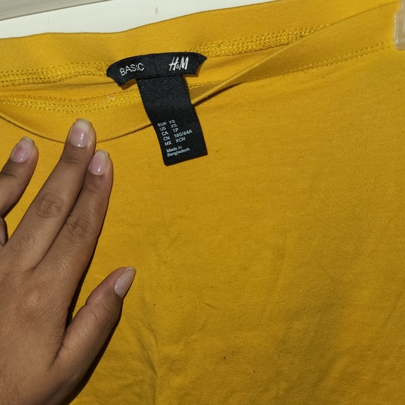 Basic yellow skirt size XS - Picture 3 of 5